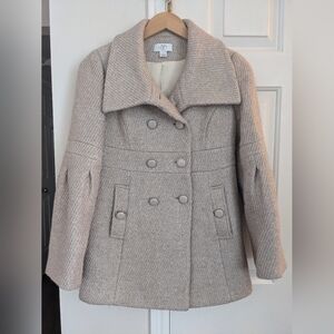 Loft wool blend coat
